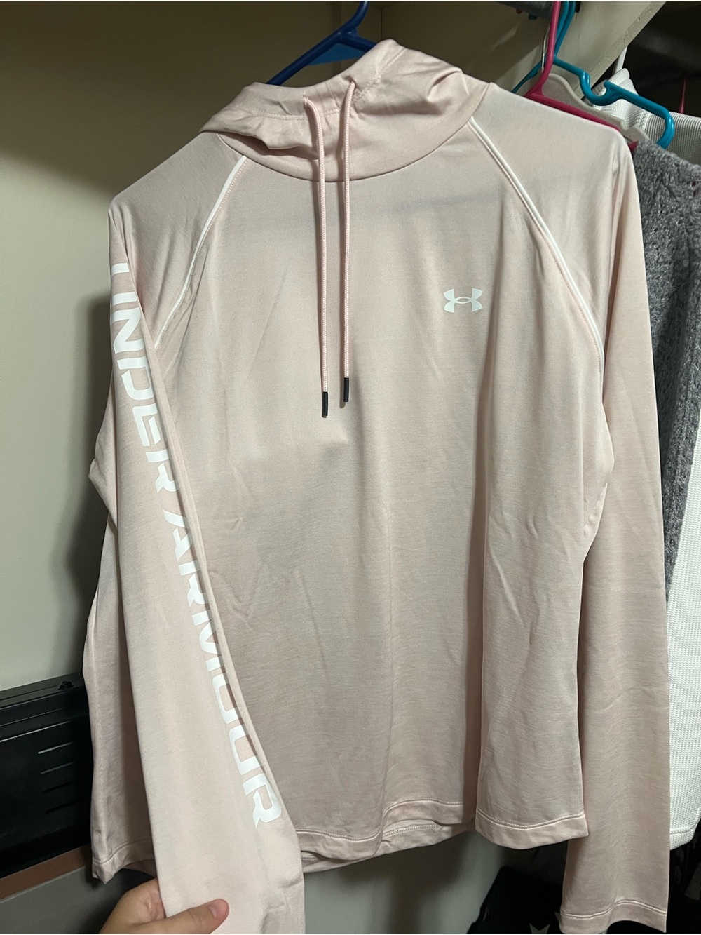 Under Armour Light Pink Cowl Neck Pullover